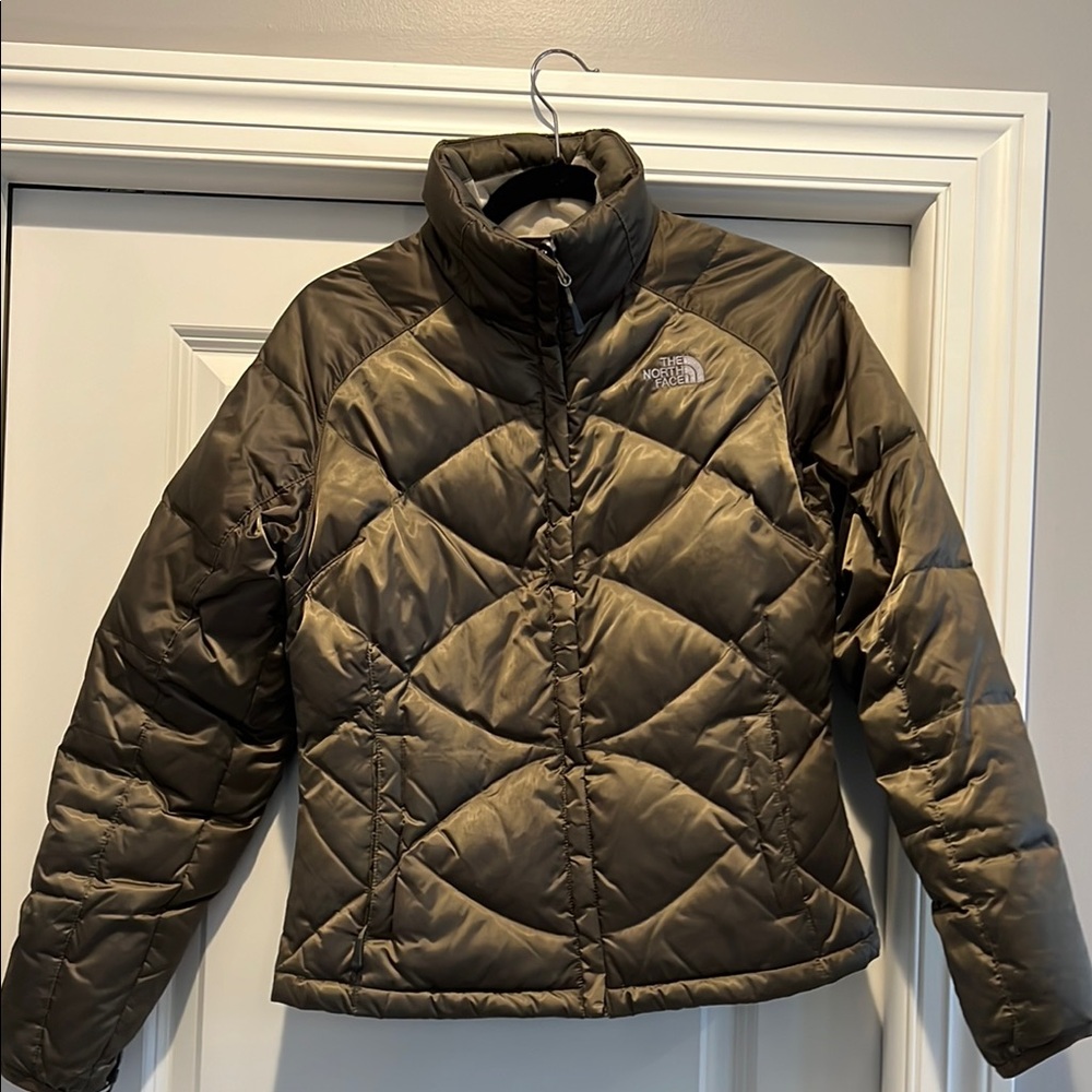 The North Face Quilted Olive Jacket